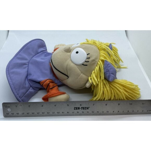 Vtg RUGRATS Plush ANGELICA Hand PUPPET 1998 VIACOM Nickelodeon Stuffed Toy - Picture 9 of 9